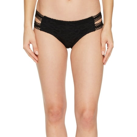 Becca Womens Swimsuit - Becca Womens Small Bikini Bottom Lace Cutout Swimwear