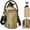 Khaki, variant on Half Gallon Water Bottle with Straw - 64 oz Stainless Steel Insulated Water Jug, Bottle with 3 , Paracord Handle, Strap, Molle System for Outdoor Gym Hiking - Black