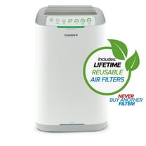Nuwave OxyPure Zero Smart Air Purifier, Dual 4-Stage Air Filtration Washable & Reusable Filters for ZERO Waste & Replacements, Covers up to 2002 Sq.ft. for Large Room