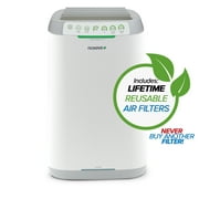 NUWAVE OxyPure Zero Smart Air Purifier, Dual 4-Stage Air Filtration Never Purchase Replacement Filters Again, Covers up to 2002 Sq.ft. for Large Room