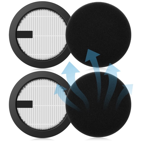 2 Set Vacuum Cleaner Filter Replacement for VAC01/VAC02/VC70 Cordless Vacuum Cleaner Filter for Replacement Filter Replacement