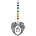 thumbnail image 1 of Jinsinto Angel Wing Pendant with Crystal Ball Rainbow Suncatcher Window Home Decor, 1 of 5