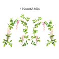 thumbnail image 2 of FNGZ Artificial Flowers Wisteria Simulation Artificial Vine Winding Suspended Ceiling 4PC, 2 of 2