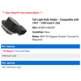 thumbnail image 2 of Tail Light Bulb Holder - Compatible with 1997 - 1999 Ford F-250 1998, 2 of 2