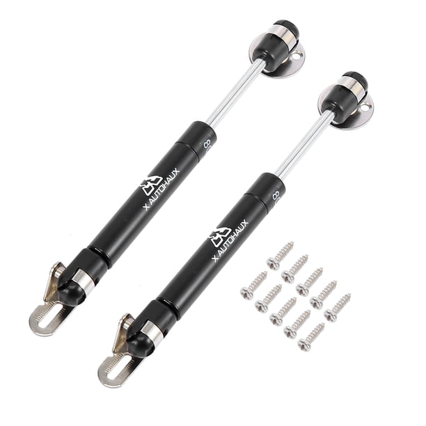 2 Piezas 6.7 pulgadas 80N / 18Lbs Universal Gas Puntales Amortiguadores Negro para Coche