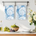thumbnail image 3 of Blue White Conch Coastal Kitchen Towels Set of 3, Nautical Summer Ocean Absorbent Dish Towels for Kitchen, Microfiber Hand Towel, Quick Drying Tea Towel for Cleaning Decorative Dishcloths, 3 of 7