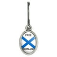 thumbnail image 1 of Free Scotland Scottish Independence Party Antiqued Oval Charm Clothes Purse Suitcase Backpack Zipper Pull Aid, 1 of 3