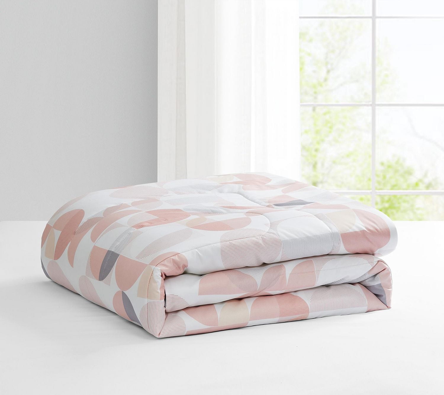 Mainstays Printed Reversible Microfiber Comforter, 1 piece