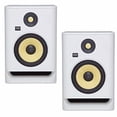 thumbnail image 2 of KRK RP5 Rokit 5 G4 Professional Bi-Amp 5" Powered Studio Monitors, White Noise - PAIR, 2 of 4