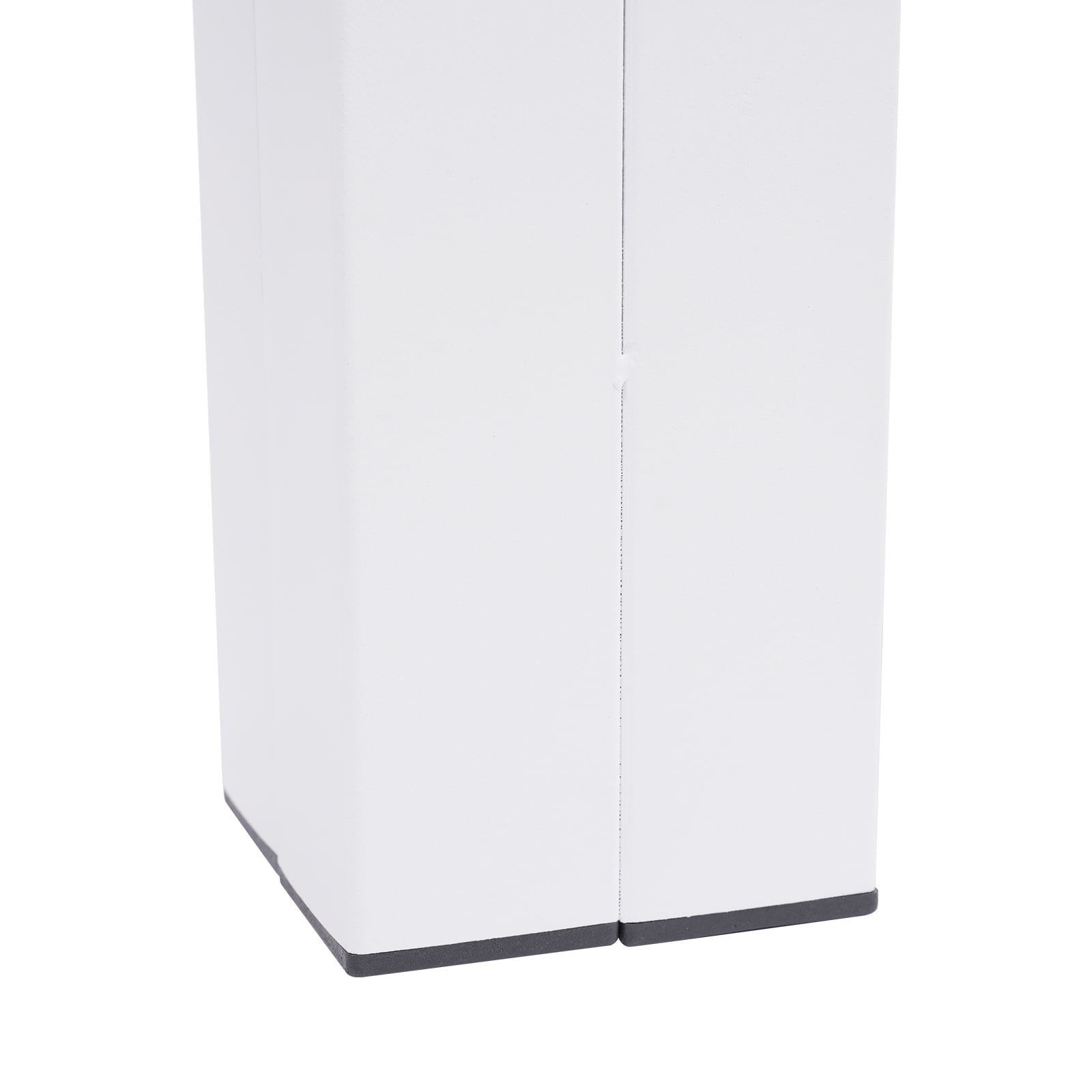 White 1102.31lbs Floor Standing Washing Machine Stand Square Adjustable Washing Machine Stand Stainless Steel