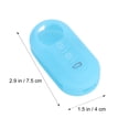 thumbnail image 3 of Funda de silicona con 3 botones para llave remota, carcasa para llaves de coche, funda de repuesto para FIAT 500 (azul noctilcente), 3 of 7