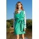 thumbnail image 4 of Vestido cruzado Makeda André Badi verde 26, 4 of 5