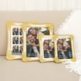 thumbnail image 6 of NOMADIC NOOK Plated Picture Frame with Crystal Wedding Shiny Clear Glass Photo Frames Tabletop Decor Gold and White/Gold and Black 4x6, 6 of 6