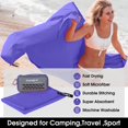 thumbnail image 2 of 4Monster Toallas De Camping Toalla De Viaje De Microfibra De Secado Rápido Súper Absorbente Toalla De Gimnasio Compacta Ultra Suave Para Natación Playa Senderismo Yoga Viajes Mochila Deportiva, 2 of 5