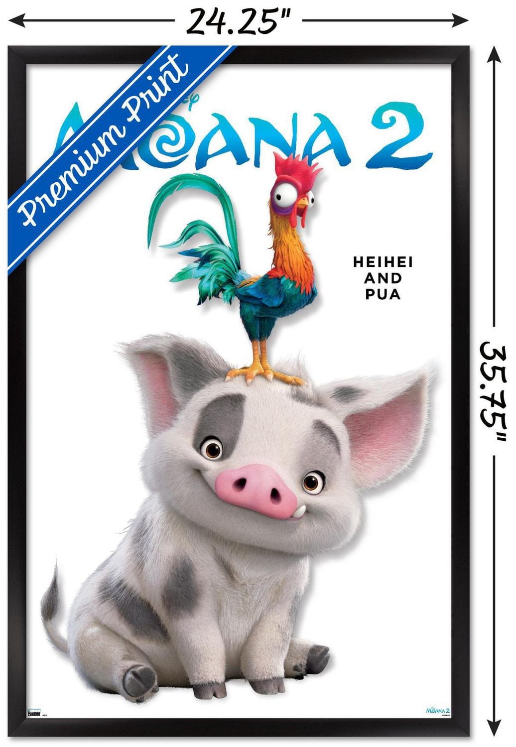 Disney Moana 2 - Série de longs métrages Heihei et Pua