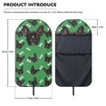 thumbnail image 7 of Uourmeti Front Seat Cover Machine Washable Microfiber, Compatible with Car Truck Seat, for Cars Trucks SUVs, French Bulldog Bone Theme, 7 of 7