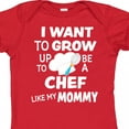 thumbnail image 4 of Inktastic I Want to Grow Up to Be a Chef Like My Mommy Boys or Girls Baby Bodysuit, 4 of 5