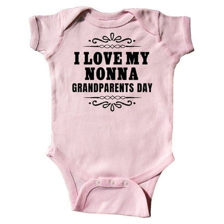 

Inktastic Grandparents Day I Love My Nonna Gift Baby Boy or Baby Girl Bodysuit