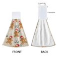 thumbnail image 3 of Haosy 2 Pack Kitchen Wash Cloths with Hanging Loops Absorbent Absorbent Quick Drying Hand Towels, Gingerbread Man Snowflake Bell, 3 of 7