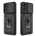 thumbnail image 3 of Elegant Choise Case with Slide Camera Lens Cover and Stand for Moto G 5G 2024, Black, 3 of 15