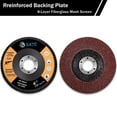 thumbnail image 5 of 20x 4.5" Flap Grinding Wheels 4-1/2 x7/8" 40 60 80 120 Grit Grinder Sanding Disc, 5 of 9