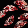 thumbnail image 3 of 10pcs Colgantes de hoja Pendientes de gota Pendientes de gota de cabujón rojo Sunnimix Cabujón colgante, 3 of 8