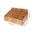 thumbnail image 3 of 1Pc Mobile Phone Organizing Box Temporary Wooden Multi-grid Phone Box (24 Grids), 3 of 3