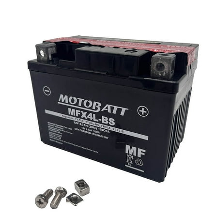 MFX4L-BS Motobatt AGM MF Battery Replaces YTX4L-BS