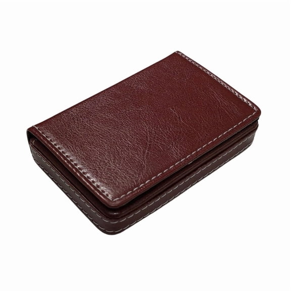 Men’s Classic Brown Card Holder Wallet – Compact Bifold Design for Everyday Use