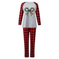 thumbnail image 2 of Onlypjs Family Christmas Pajamas Matching Sets – Plaid Long Sleeve Holiday Sleepwear for Women, Men, Couples, 2 of 8