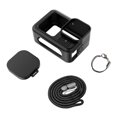 thumbnail image 1 of GadgetCom Coque en Silicone Durable Antichoc avec Sangle de Poignet Réglable pour GoPro HERO13/13 Noir – Protection Complète, 1 of 6