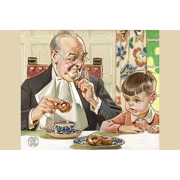 Coffee Perks You Up-Fine Art Canvas Print (20" x 30")