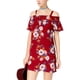 thumbnail image 1 of Vestido acampanado Estampado As U Wish para mujer rojo pequeño, 1 of 1
