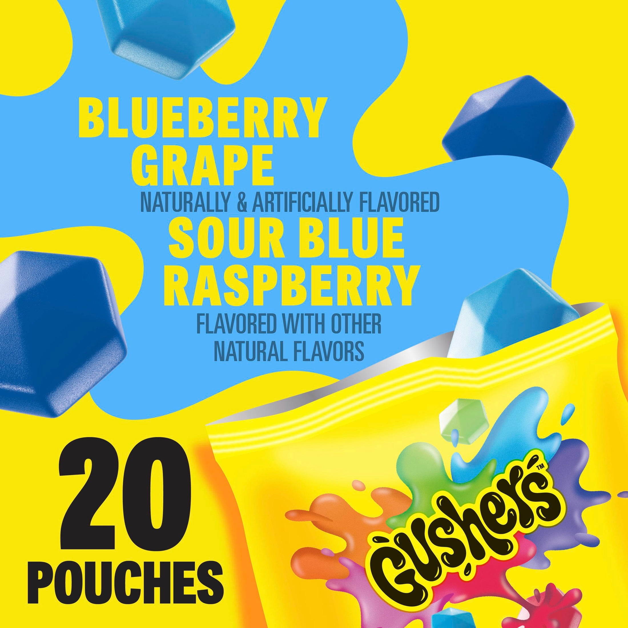 Gushers Fruit Flavored Snacks, Valentine's Day, Family Pack, 20 Ct, 16 oz