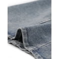 thumbnail image 5 of DARING DIVA Women's Sleeveless V Neck Casual Waistcoat Vest Jacket L Dusty Blue, 5 of 6