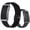 Black, variant on Smart Bracelet Health Wristband Fitness Tracker Heart Rate Monitor Sleep Tracker Step Counter Pedometer Multi Sport Modes Waterproof Wearable Activity Tracker, Free App, Silicone & Nylon Strap