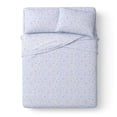 thumbnail image 4 of Mainstays Kids 100% Cotton Percale Bed Sheet Set, Full, Stars, 4 Pieces, 4 of 8