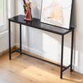 thumbnail image 3 of GZXS Narrow Console Table, 41.3" Entryway Table, Modern Sofa Table for Hallway, Foyer, Living Room, Easy Assembly, Black, 3 of 8