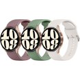 thumbnail image 1 of 3 Pack Correas para Samsung Galaxy Watch 6 / 5 / 4 Band 40mm 44mm, Galaxy Watch 5 Pro  45mm, Galaxy Watch 6 , Galaxy Watch 4  20mm Sport Band Correa de repuesto de silicona ajustable para, 1 of 15