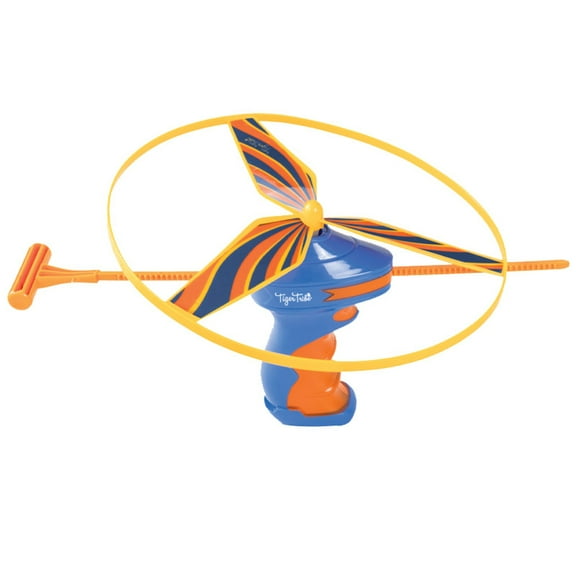 Tiger Tribe Zip Copter Toy, Battery-Free Zip-Pull Flying Toy for Kids, Soaring 65-ft Propeller, Outdoor Fun for Ages 6-10
