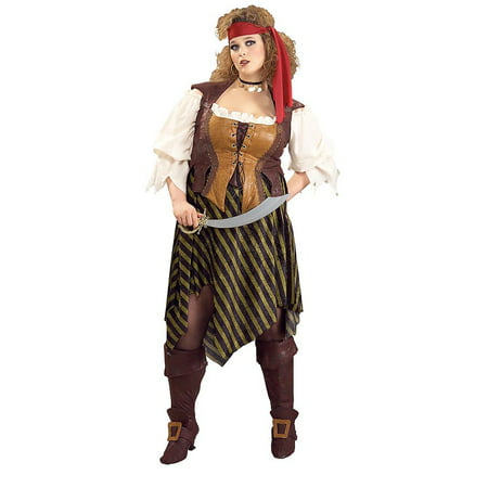 Adult Plus Pirate Wench Costume Rubies 17420