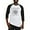 Black/White, variant on CafePress - Bachelor Party Checklist Spray Painted Baseball Je - Cotton Baseball Jersey, 3/4 Raglan Sleeve Shirt