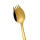 thumbnail image 3 of Cuchara-tenedor de acero inoxidable - Plateado / Dorado / Oro rosa / Colorido / Negro, 3 of 9