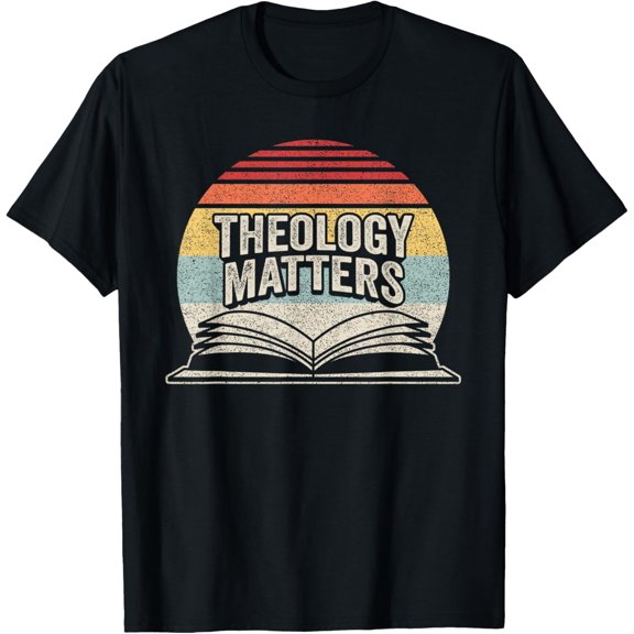 Retro Vintage Theology Matters Reformed Christian T-Shirt