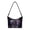 Galaxy Horse Floral Print, variant on PU Leather Shoulder Handbag for Women, Watercolor Easter Bunny & Floral Egg Pattern Zipper Closure Hobo Purse for Travel Shopping