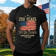 thumbnail image 2 of USA Flag 4th July American Red White Blue Star Stripes Patriotic T-Shirt Black,L, 2 of 6