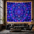 thumbnail image 6 of Cosmic Mandala in a Swirling Nebula, Mystical Psychedelic for Space Lovers, Celestial Wall Art, Housewarming Gift, Tapestry Wall Hanging for Bedroom, Living Room and Studio, 6 of 7