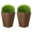 Bronze, variant on Pure Garden Large Outdoor Planters 2-Pack - 13.75” Tall Planters for Outdoor Plants or Indoors, Gray