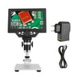 thumbnail image 4 of Microscope, Angle Réglable 7 Pouces LCD Affichage 1200X Microscope Numérique pour l'Inspection Industrielle EU Plug, 4 of 8