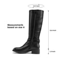 thumbnail image 3 of Bota DREAM PAIRS Altas hasta la Rodilla con Cierre Lateral Talla 10, 3 of 8